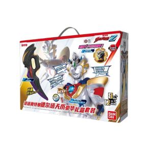 Wandai Authentic Luxury Zeta Ultraman Gamma Future Shining DiGa Large Sound and Light Action Figure Toy