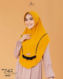 Terbaru hijab jilbab kerudung krudung instan wanita cantik dewasa fashion murah adem Arrafi AR 742 new terlaris best seller rempel depan mewah daily simple kekinian viral gratis ongkir lebaran idul fitri 2023 COD pet antem ootd murah