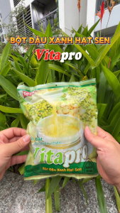 TIẾT KIỆM HƠN KHI MUA COMBO Bộ đôi Bột đậu nành hạt sen và Đậu xanh hạt sen 100% nguyên chất phù hợp với mọi tuổi - Ngũ Cốc Vitapro
