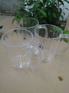 6PCS GELAS MINUM KRISTAL/GELAS AKRILIK RINGAN AWET/GELAS MINUM BERKUALITAS