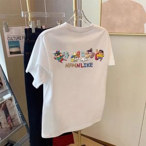 Summer Cotton Youthful Loose Versatile Printed T-Shirts