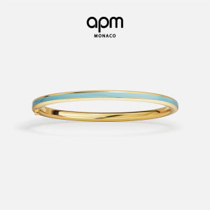 Golden Blue Enamel Bracelet