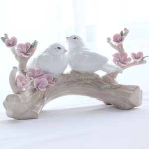 Modern Minimalist Ceramic Crow Entrance Living Room Decorations High-end Creative Gifts for Friends New Home Wedding Gifts