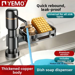 YEMO | Universal Copper Soap Dispenser High-Pressure Push