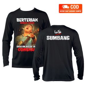 Kaos Distro IWAN FALS - SUMBANG Kaos Band Kaos Iwan fals Kaos Oi Kaos Falsmania Premium
