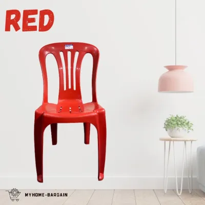 Plastic Chair | Kerusi Plastik | Chair | Kerusi | Buatan Malaysia | Ready Stock | Multi Colour| Classic | Modern Design