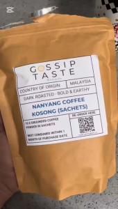 GossipBees Nanyang Coffee Sachets from Penang Malaysia Kopi Robusta Beans