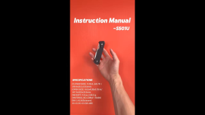 TL006 ROXON S501U 2-IN-1 Folding Pocket Scissors and replaceable Knife Blade with Belt Clip Multi-tool