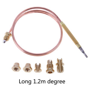 1-5pcs 60/120cm Universal Gas Thermocouple Valve Fireplace Replacement Temperature Controller Probe for Hot Water Boiler Tea ﻿