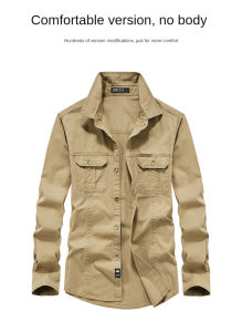 ผู้ชาย Jeep Spirit 1941 Estd สำหรับเสื้อยืดแขนยาว M-8XL และเสื้อเชิ้ตลำลองโอเวอร์ ไซส์ผู้ชาย