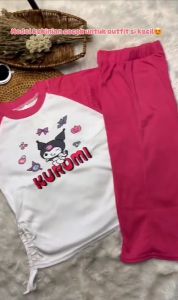 BAJU ANAK PEREMPUAN KUROMI 1-10 TAHUN BAHAN KNIT HORNET BAJU ANAK PEREMPUAN TERBARU