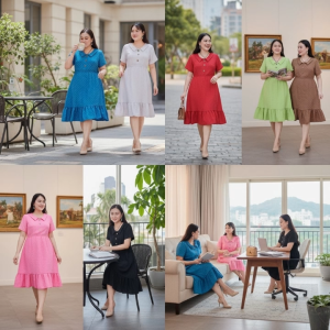 Sydney Premium Swissdot Pocket Dress