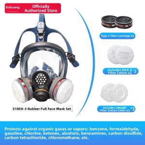 Toxic Paint and Pesticide Protection Full Face Mask