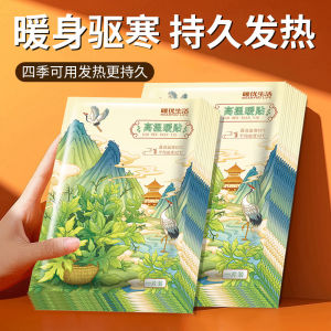 Warm Warm Paste High Temperature Heating Stickers Uterine Cold Argy Wormwood Hot Compress 24 Hours Heattech Hand Warming in Winter Self-Heating Paste