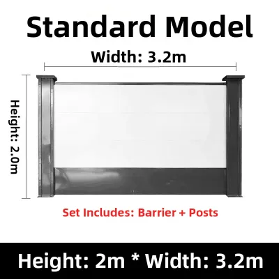 MENGSHENG | Modular Safety Fence Panels Traffic Safety Barrier