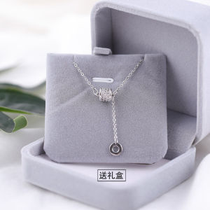 925 Sterling Silver Tassel Necklace Womens Fashionable Minimalist Design Dainty Waist Chain Crossbody Lobster Clasp Jewelry