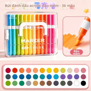 TrueColor | Bút Dạ Acrylic Có Thể Giặt Không Tràn Đựng Chồng Được