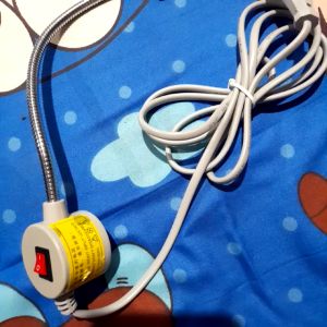 G410 ORIGINAL LAMPU BELAJAR TEMPEL LED MAGNET SAKLAR COLOK SAMBUNGAN RUMAH STEKER SPIRAL FLEXSIBEL C