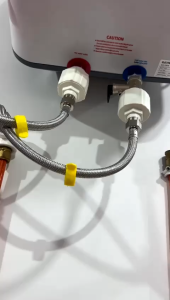 INSTALASI WATER HEATER TANPA BOBOK TEMBOK KOMPLIT KRAN HAND SHOWER Water Heater Instant Energy Saving Kran Hand Shower Chrome Dan Hitam - Lazada