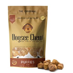 Dogsee Chew Puffies Bite-Sized Dog Dental Training Treats 70g