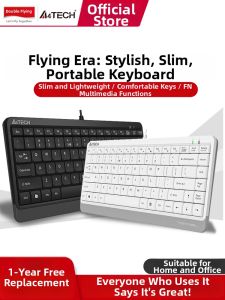 A4TECH | Wired 87 Keys Portable USB Keyboard