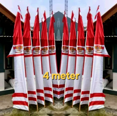 Umbul umbul Layur 4 meter Garuda.