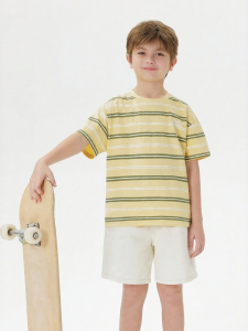 Marc&Janie | American Casual Stripe Short Sleeve T-Shirt