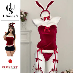 U Gonna S Đồ lót giáng sinh cho nữ đồ ngủ màu đỏ không tay Bodycon v-cổ hở lưng nâng ngực thời trang đàn hồi ngủ bên 2025 thiết kế mới quà tặng cho bạn gái