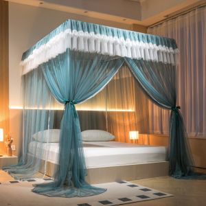 MOLORE | Dust-proof Tri-Opening Encrypted Canopy Bed Curtain