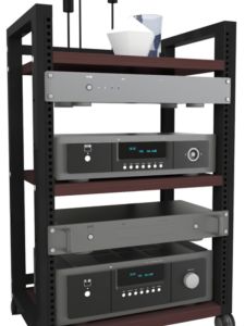 Amplifier Cabinet Shelf Chassis Aviation Cabinet Mobile Rack Audio Cabinet Sound Console Rack 16u12u