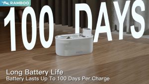 RAMBOO PET®️ RO2S Wireless Smart Pet Water Fountain / UV-C Sterilization & Automatic Sensor / Dog Cat Water Dispenser