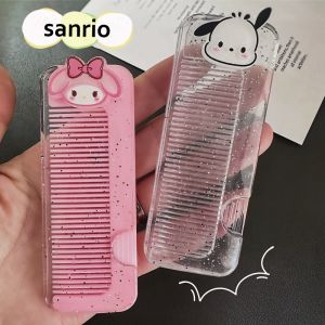 ZEEMIN Halloween Christmas Sanrio Folding Comb Pattern Cute Portable Bangs Comb Cartoon My Melody Kids Toys Friend Gift Birthday Anime Kawali Gift For Girl