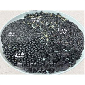 No Added Sugar Black Food Mixture Meal Replacement Powder