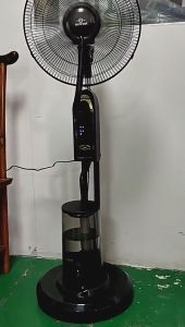 Air Cooler Inverter with Remote Water Cooling Spray Fan Strong Wind Electric Fan Mute 3 Adjutable Wind Speeds Heavy Duty Stand Fan Office Warehouse Power Saving Water Cooling Fan with Large Capacity Water Tank Air Circulation Fan Stand Fan for Home