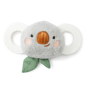 Plush Beetle Rattle Toy with Built-in Fun Mirror Baby Sensory Toy Animal Rattle Portable Newborn Gift Montessori Educational Toy