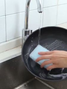 Korea Kitchen Imitation Loofah Sponge Brush / Scrubbing Pots Dishwashing Brush / Household Cleaning Tools & Accessories