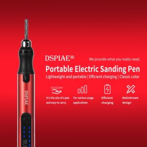 DSPIAE ES-P 3mm Charge Portable Electric Grinder Multiple Levels Precise for DIY GK Military Model Making Tool Grinding Polishing Carving Model Tool