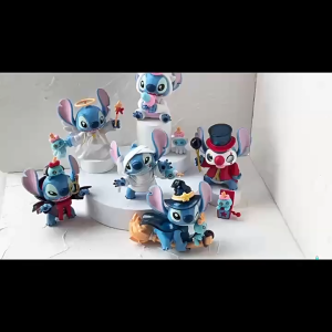 Stitch Blind Box Wacky Diary 2.0 Series Figurines Desktop Ornament Cute Birthday Surprise Bag Gift Trendy Toy 史迪仔搞怪日记2.0盲盒
