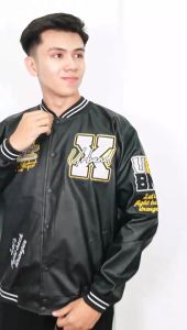Jaket A512 Varsity/Baseball Stronger Kulit Imitasi - X-Urband Official