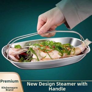QIZHOU | Durable Heat-Resistant Fish Serving Plate