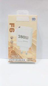 Batok Adapter Kepala Casan HP For PC F6 280W Fasr Charger Support Fat Charging Batok Adaptor