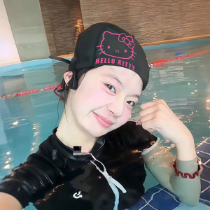 High Elasticity Silicone Swimming Cap Womens No Headache Long Hair Waterproof Large Head Circumference Swimming Cap