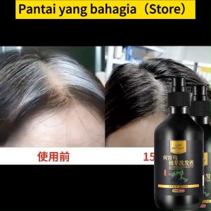 Shampo Hitam Rambut Anti Gatal & Ketombe Anti Rambut Rontok 100% Herbal He Shou Wu