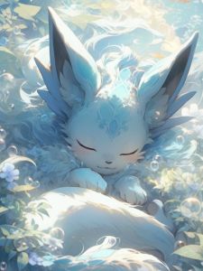 KAYOU | Japanese anime diamond painting kit Pokemon Eevee embroidered diamond DIY mosaic home decoration childrens gift