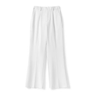 Neapolitan Mens Black Micro Flared Casual Pants Silklike Drapey High Waist Straight Leg Ice Silk Trousers Business Casual