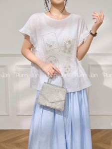 PlumJan | Áo Thun Viền Ren Chất Lượng Cao