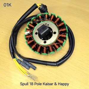 Spull 18 Pole Kaisar & Happy (01K) Sparepart Roda Tiga