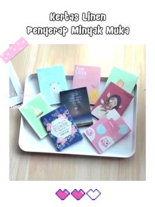 1 PACK ISI 100 BIJI BOX CHANCCI  Kertas Tissue Wajah Penyerap Minyak Oil Paper Kertas Minyak Wajah