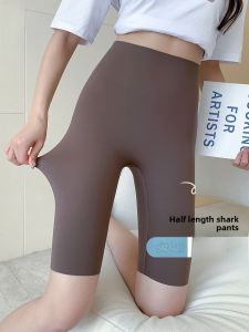 Miiow | Cat Woman Five-Quarter Sharkskin Shorts Womens Summer Thin Fitness Sporty Bottom Cycling Yoga Pants Tummy Control Butt Lifting