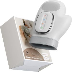 Jinkairui | Newest Portable Electric Hand Massager with Heat Airbag Compression Cordless Glove Massage Fingers Palm Full Wrapped Relaxation